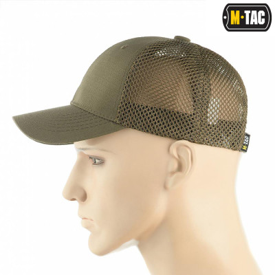 M-Tac tīkla beisbola cepure, vasarai, Army Olive