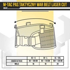 M-Tac War Belt Laser Cut Taktinis karo diržas