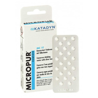 Katadyn Micropur Classic MC 1T ūdens dezinfekcijai, 100 tab.