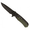 Mil-Tec Black/Olive salokāms nazis, 440 tērauds