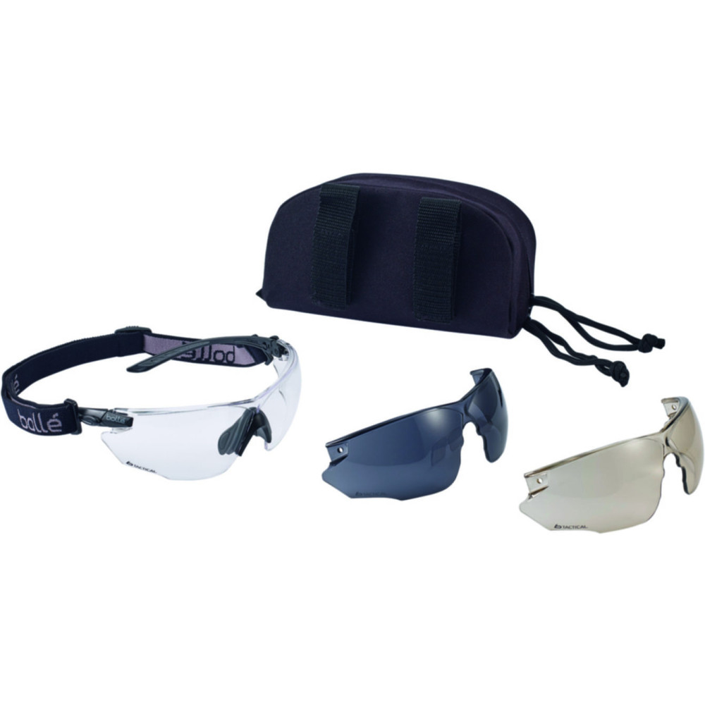 Bolle Tactical COMBAT brilles ar 3 lēcām STANAG 2920