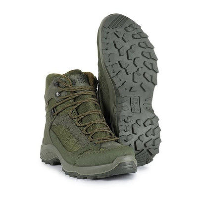M-Tac taktiskie pārejas sezonas zābaki (zamšāda + Cordura)