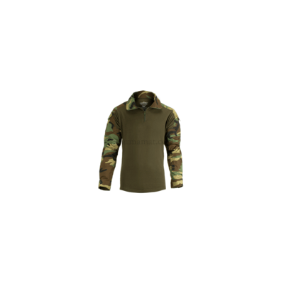 Invader Gear Combat Shirt Woodland taktiskie krekls — 3/6