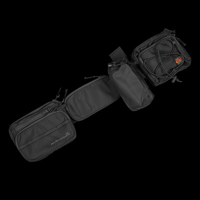 Pentagon taktiskā battle belt josta, 4 kabatas, 5XL, Melna