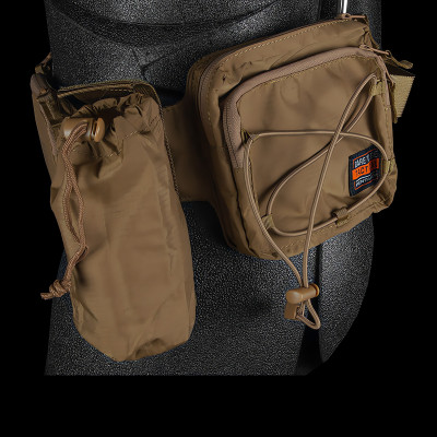 Pentagon taktiskā battle belt josta, 4 kabatas, 5XL, Melna