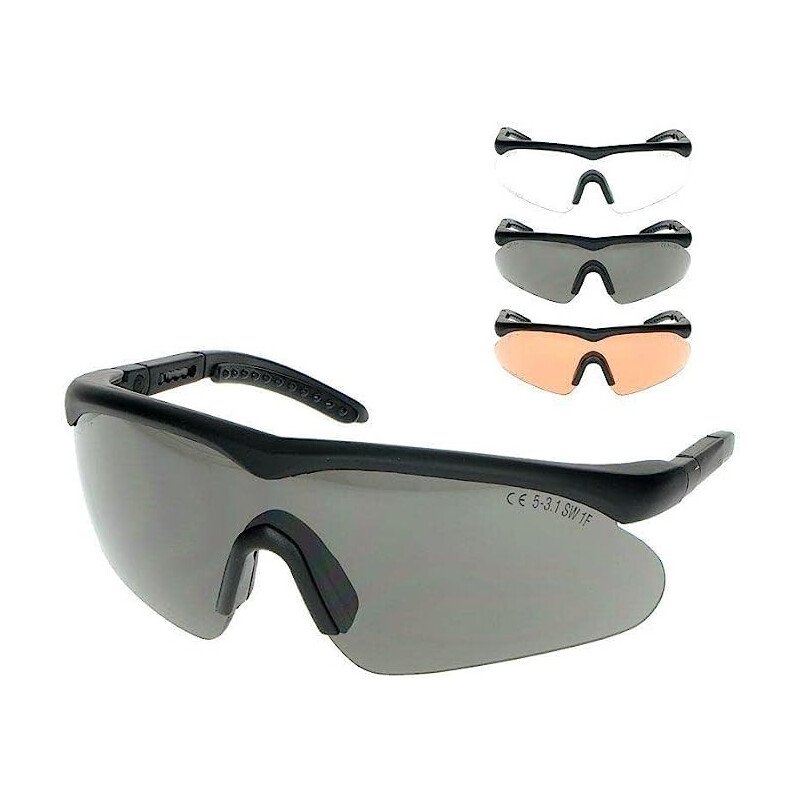 Swiss Eye "RAPTOR" Sports Glasses Apsauginiai, taktiniai akiniai nuo saulės