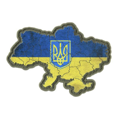M-Tac Ukrainas ģerboņa PVC plāksnīte – patriotiska
