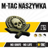 M-Tac No Knife No Life 3D PVC plāksnīte – 50×50 mm