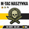 M-Tac No Knife No Life 3D PVC plāksnīte – 50×50 mm