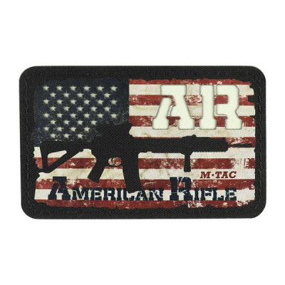 M-Tac AR-15 American Rifle morāles plāksnīte – 8×5 cm