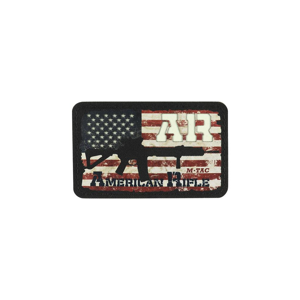 M-Tac AR-15 American Rifle morāles plāksnīte – 8×5 cm