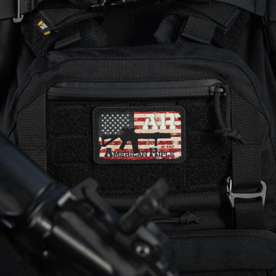 M-Tac AR-15 American Rifle morāles plāksnīte – 8×5 cm