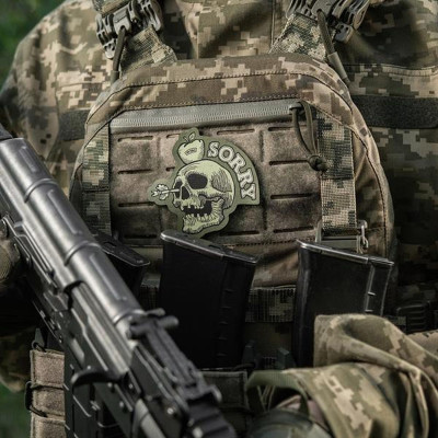 M-Tac "Sorry" taktiskā uzlīme Oksfordas 190 g/m, Ranger Green