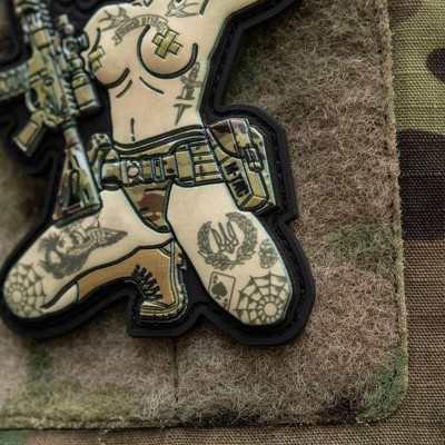 M-Tac Pin-Up PVC plāksnīte ar Velcro — 10/12