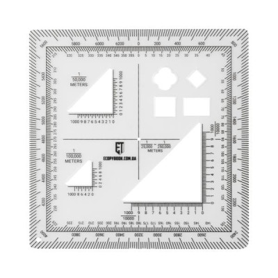 Ecopybook Tactical GTA NATO lineāls – matēts, 12,5 × 12,5 cm