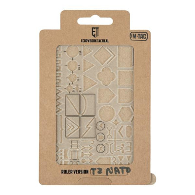 Ecopybook Tactical TZ NATO lineāls – matēts, 14,5 × 10,5 cm
