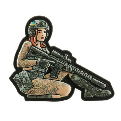 M-Tac Tactical Girl vikingu PVC plāksnīte 8 × 10 cm