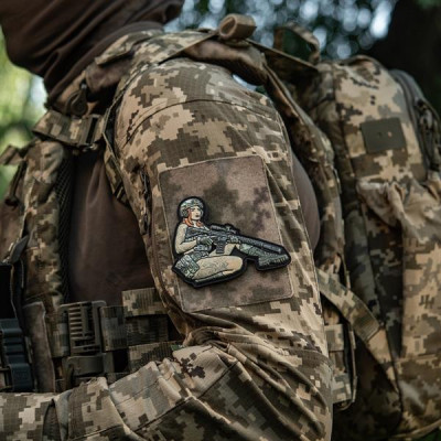 M-Tac Tactical Girl vikingu PVC plāksnīte 8 × 10 cm — 7/8