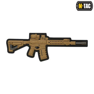 M-Tac AR-15 šautenes uzšuve – gumijas emblēma