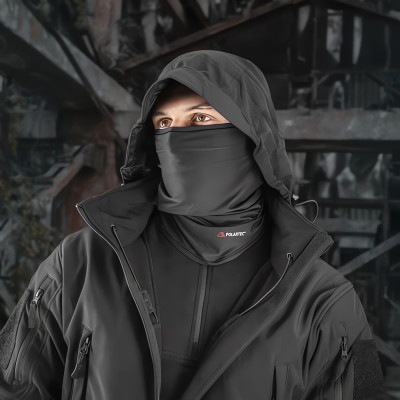 M-Tac Polartec Power Dry daudzfunkcionāls kakla šalle, Melna