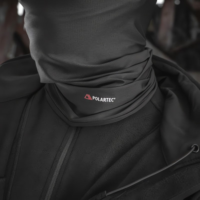 M-Tac Polartec Power Dry daudzfunkcionāls kakla šalle, Melna