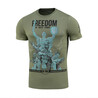 M-Tac T-krekls Freedom – 93 % kokvilna, Brīvības tēma