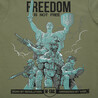 M-Tac T-krekls Freedom – 93 % kokvilna, Brīvības tēma