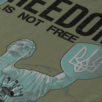 M-Tac T-krekls Freedom – 93 % kokvilna, Brīvības tēma