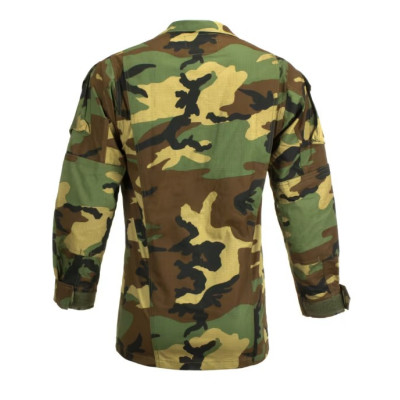 Invader Gear Maskēšanās jaka Velcro, elkoņu aizsardzība, Woodland