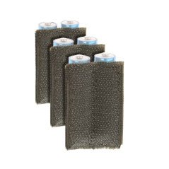 Invader Gear Battery Strapp AA 3-pack OD Velcro Baterijų dėklas tvirtinamas Velcru
