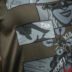 M-Tac T-Shirt Comics Drone Girl Marškinėliai su dronų motyvais