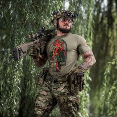 M-Tac T-Shirt Motanka Marškinėliai su ukrainietiškais, kultūriniais motyvais