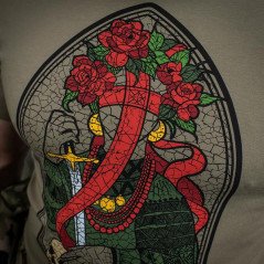 M-Tac T-Shirt Motanka Marškinėliai su ukrainietiškais, kultūriniais motyvais