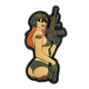 M-Tac PVC pleķis „Tactical Girl" Pin-Up 4,5 × 8,5 cm