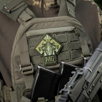 M-Tac PVC pleķis „Valkyrie" ar Tīvaza rūnu – 9,2 × 8,6 cm
