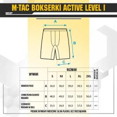 M-Tac Brief Active Level I Pirmo sluoksnio vyriški apatiniai vėsiam orui