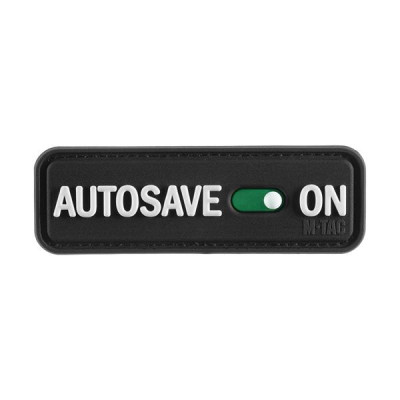 M-Tac Autosave PVC morāles plāksnīte 8 × 2,5 cm Velcro