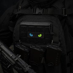 M-Tac Patch Cat Eyes Laser Cut Black/Yellow/Blue Antsiuvas su ukrainietiškais motyvais