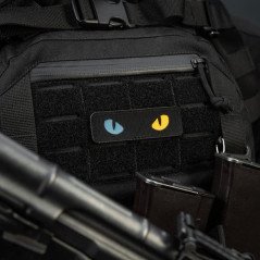 M-Tac Patch Cat Eyes Laser Cut Black/Yellow/Blue Antsiuvas su ukrainietiškais motyvais