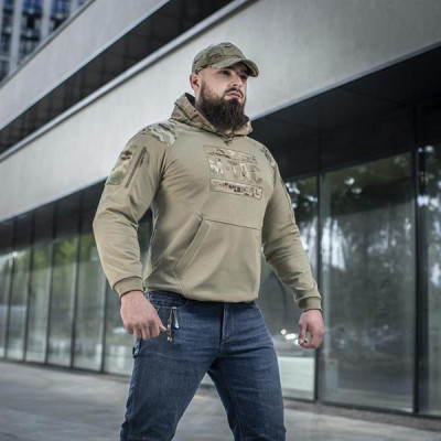 M-Tac Hoodie Combat Raglan džemperis ar kapuci, Multicam