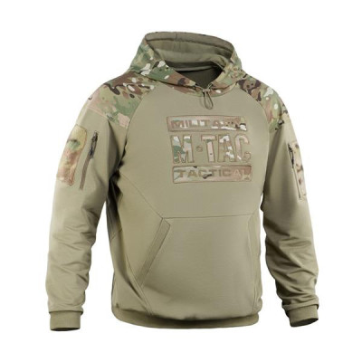 M-Tac Hoodie Combat Raglan džemperis ar kapuci, Multicam