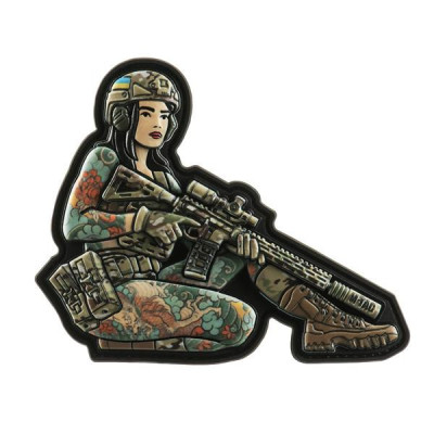 M-Tac Pin-Up Jakudzas PVC uzlīme – 8×10 cm