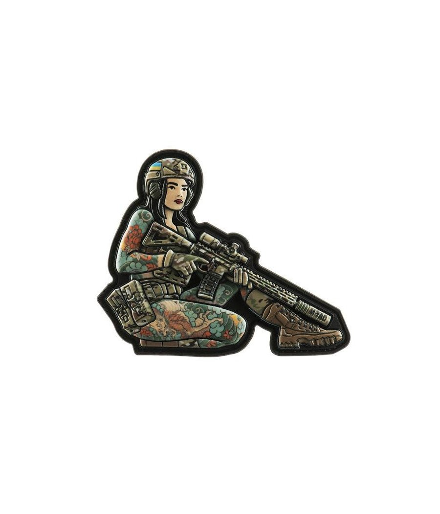 M-Tac patch Tactical girl NO2 Yakuza Brunet PVC Antsiuvas