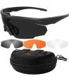 Swiss Eye BLACKHAWK PRO Tactical Glasses Black Taktiniai, apsauginiai, šaudymo akiniai