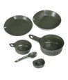 Wildo Explorer Kit, 6-parts, OD Green Kelioninis valgymo indų rinkinys