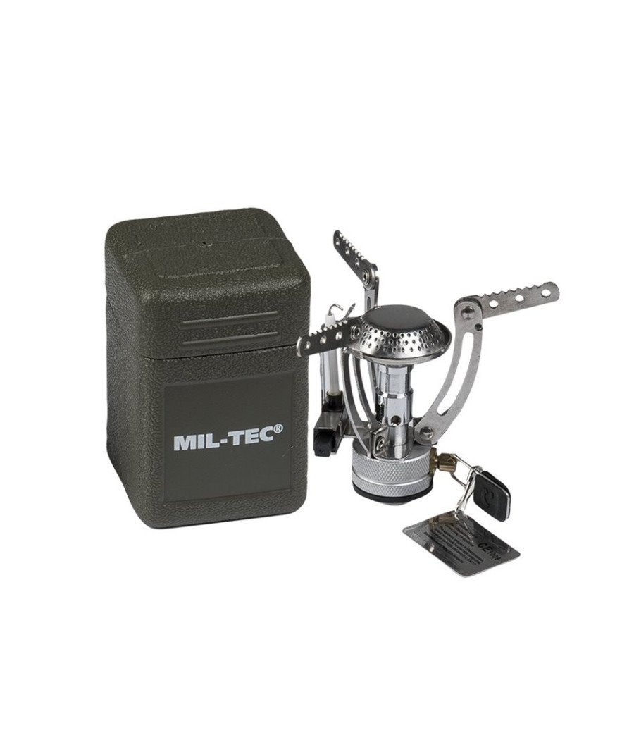 Mil-Tec Spider Gas Burner with Box with Valve EN417 Sulankstomas kelioninis degiklis