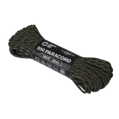 Atwood Rope 550 Paracord woodland 30 m