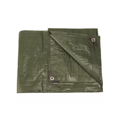 Mil-Tec Woodland brezents 190×300 cm – kempinga pajumte