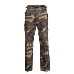 Mil-Tec Us Woodland R/S BDU Field Pants ′Slim Fit′ Woodland marginimo taktinės kelnės