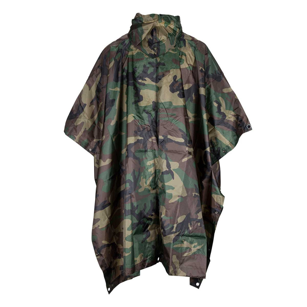 Poncho U.S. Model – RipStop lietus aizsardzība
